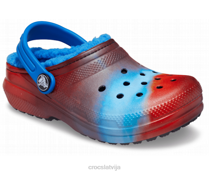klasisks izklāta no šīs pasaules koka tupele bērni Crocs kurpes N46T649 spilgts kobalts