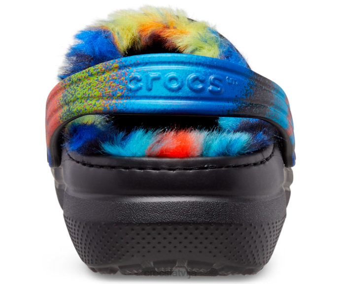 klasisks odere izsmidzināms krāsvielu tupele bērni Crocs kurpes N46T644 melns/multi