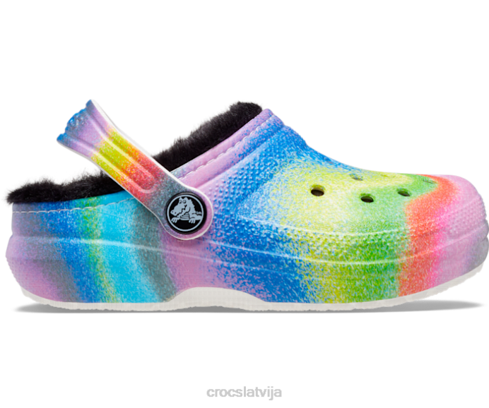 klasisks odere izsmidzināms krāsvielu tupele bērni Crocs kurpes N46T646 balts/multi