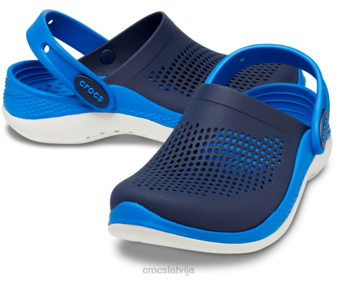 literide 360 ​​koka tupele bērni Crocs kurpes N46T555 jūras/gaišais kobalts