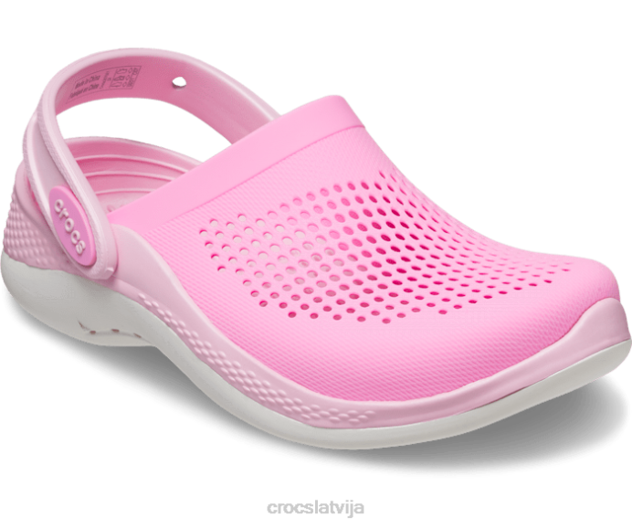 literide 360 ​​koka tupele bērni Crocs kurpes N46T556 taffy pink/ballerina pink