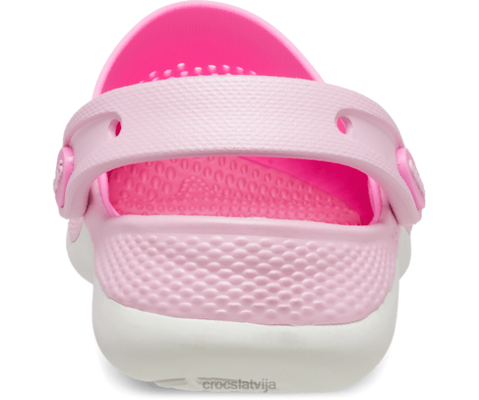 literide 360 ​​koka tupele bērni Crocs kurpes N46T556 taffy pink/ballerina pink