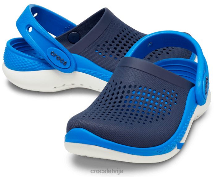 literide 360 ​​koka tupele bērni Crocs kurpes N46T566 jūras/gaišais kobalts