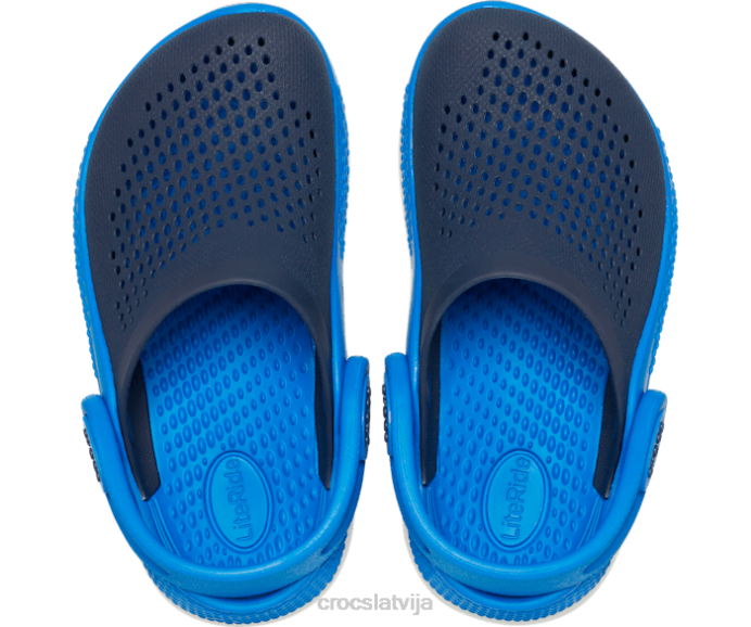 literide 360 ​​koka tupele bērni Crocs kurpes N46T566 jūras/gaišais kobalts