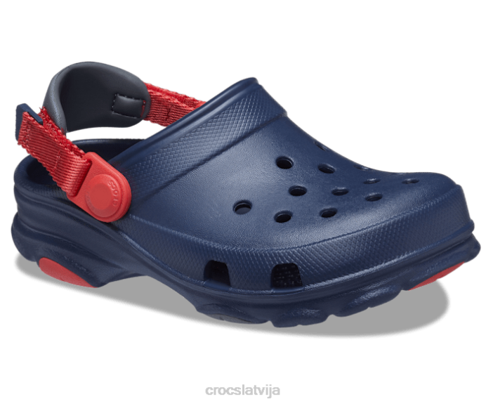 visurgājējs koka tupele bērni Crocs kurpes N46T571 flote