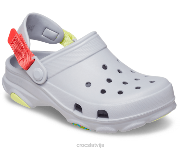 visurgājējs koka tupele bērni Crocs kurpes N46T573 mikroshēma/multi