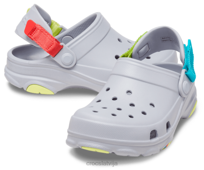 visurgājējs koka tupele bērni Crocs kurpes N46T602 mikroshēma/multi