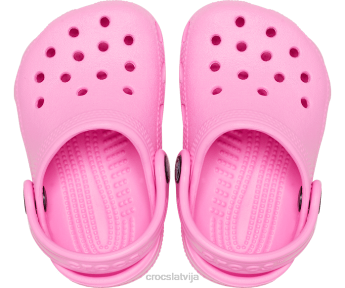 zīdaiņu mazo tupele bērni Crocs kurpes N46T641 taffy rozā