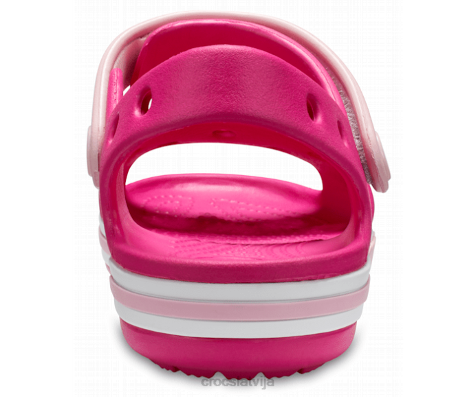 bayaband sandales bērni Crocs kurpes N46T686 konfektes rozā
