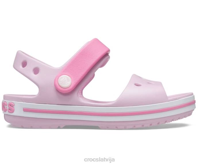 joslas sandales bērni Crocs kurpes N46T682 balerīna rozā