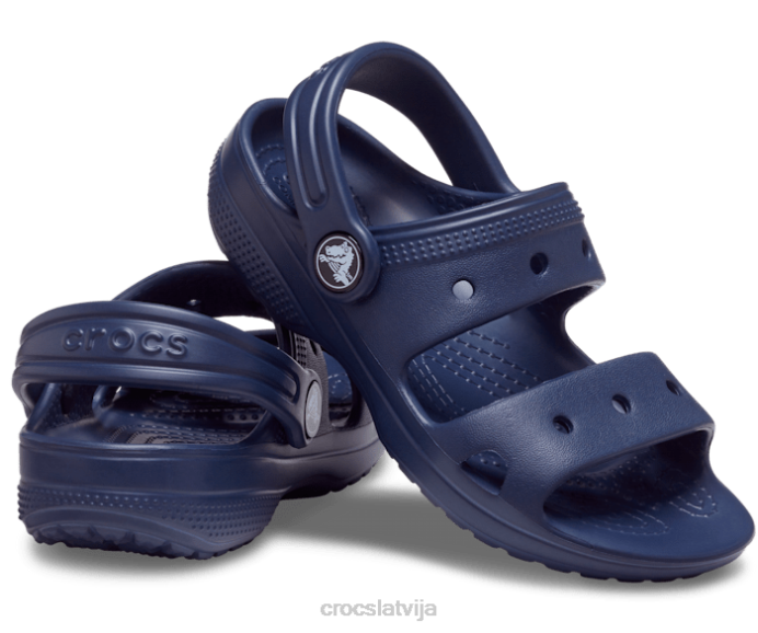 klasiskas sandales bērni Crocs kurpes N46T697 flote