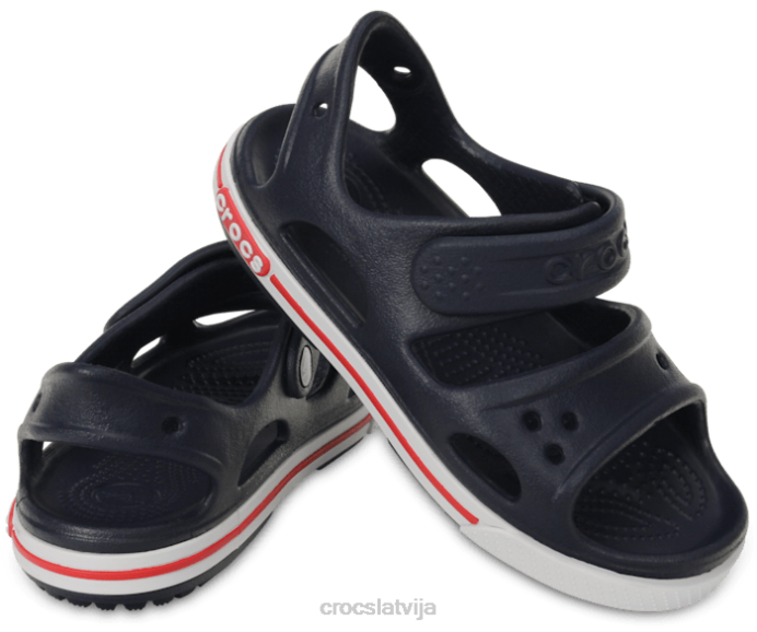 pirmsskolas josla ii sandales bērni Crocs kurpes N46T700 tumši/balts