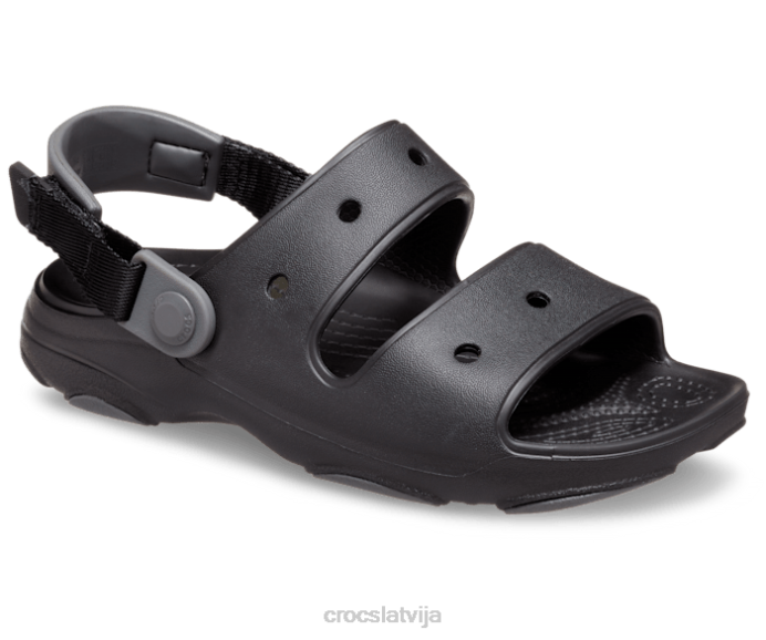 visurgājējas sandales bērni Crocs kurpes N46T689 melns