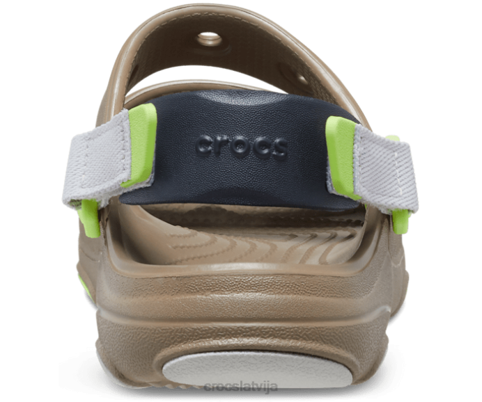 visurgājējas sandales bērni Crocs kurpes N46T690 haki/multi