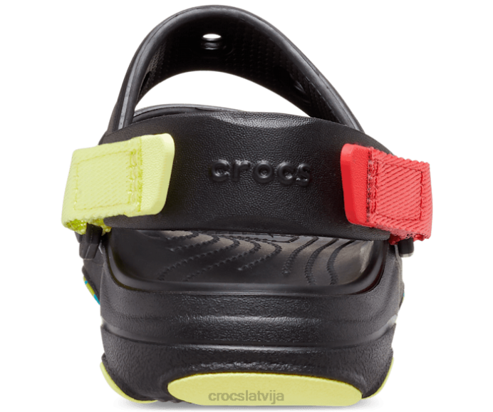 visurgājējas sandales bērni Crocs kurpes N46T691 melns/multi