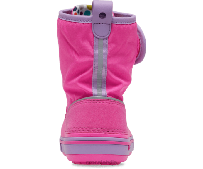 band ii.5 gust boot bērni Crocs kurpes N46T661 elektriskā rozā/orhideja