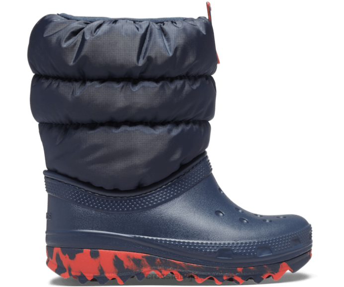 klasisks neo puff zābaks bērni Crocs kurpes N46T663 flote