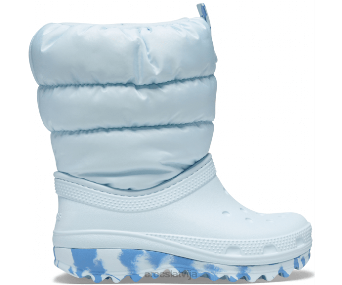 klasisks neo puff zābaks bērni Crocs kurpes N46T666 minerālzils