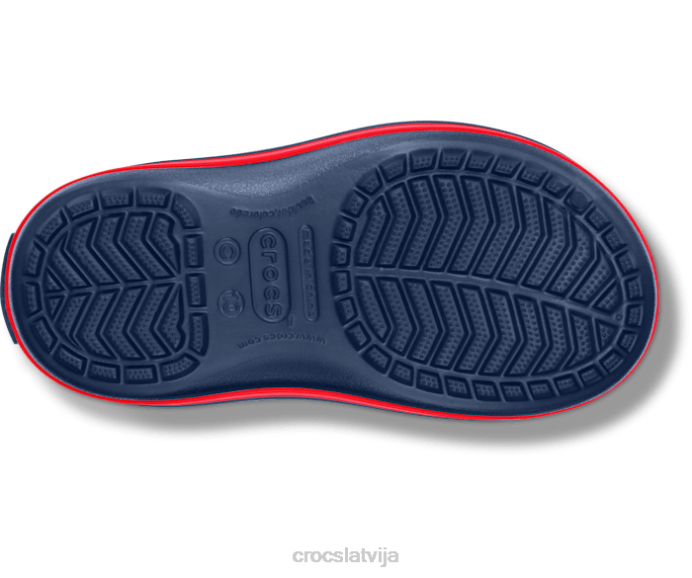 ziemas pufs zābaks bērni Crocs kurpes N46T656 tumšs/sarkans