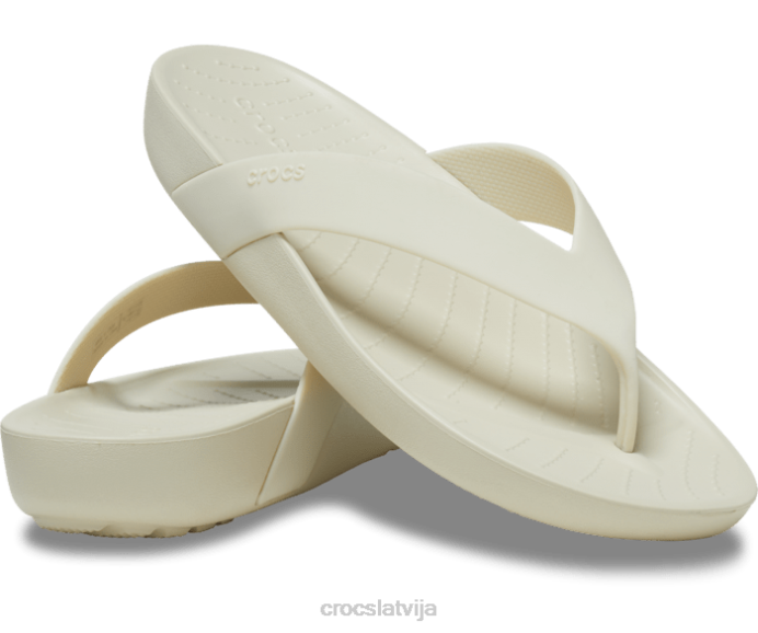 šļakatas flip sievietes Crocs kurpes N46T267 kaulu