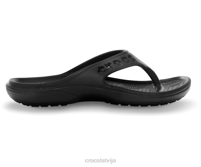 baya flip sievietes Crocs kurpes N46T272 melns