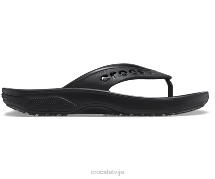 baya ii flip sievietes Crocs kurpes N46T261 melns