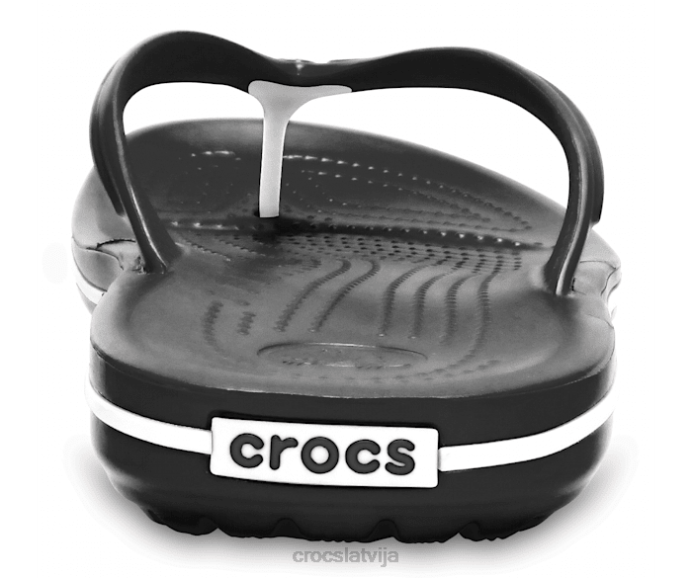 joslas flip sievietes Crocs kurpes N46T238 melns