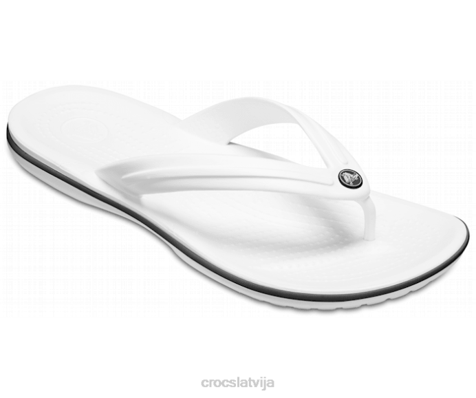 joslas flip sievietes Crocs kurpes N46T239 balts