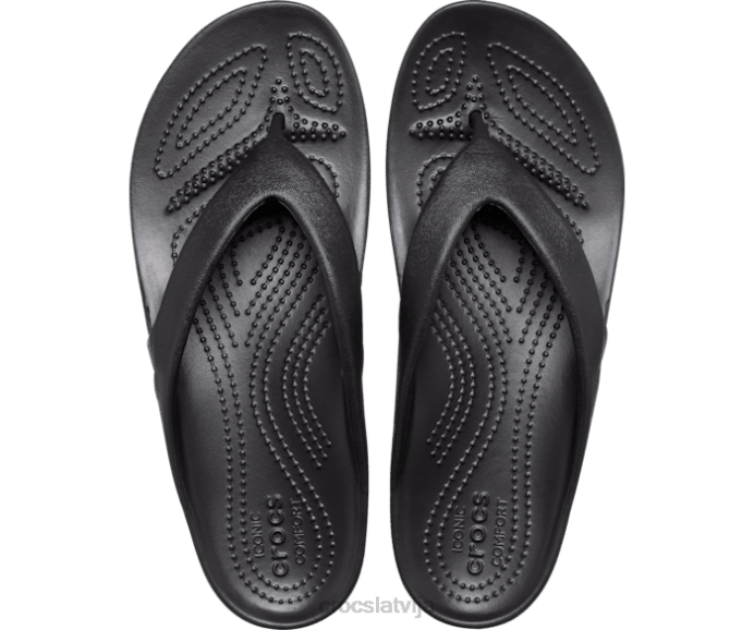kadee ii uzsist sievietes Crocs kurpes N46T263 melns