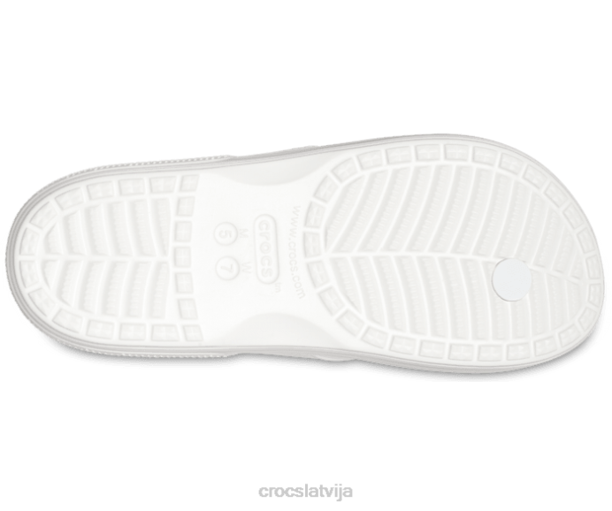 klasisks flips sievietes Crocs kurpes N46T253 balts