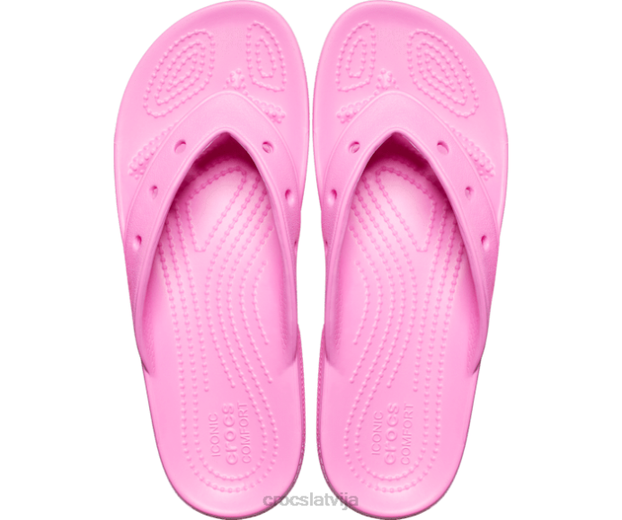 klasisks flips sievietes Crocs kurpes N46T256 taffy rozā