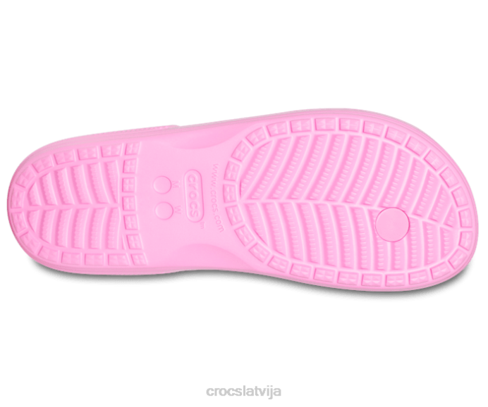 klasisks flips sievietes Crocs kurpes N46T256 taffy rozā