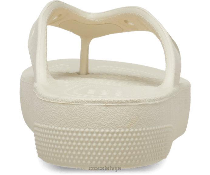 klasisks platformas flips sievietes Crocs kurpes N46T259 kaulu