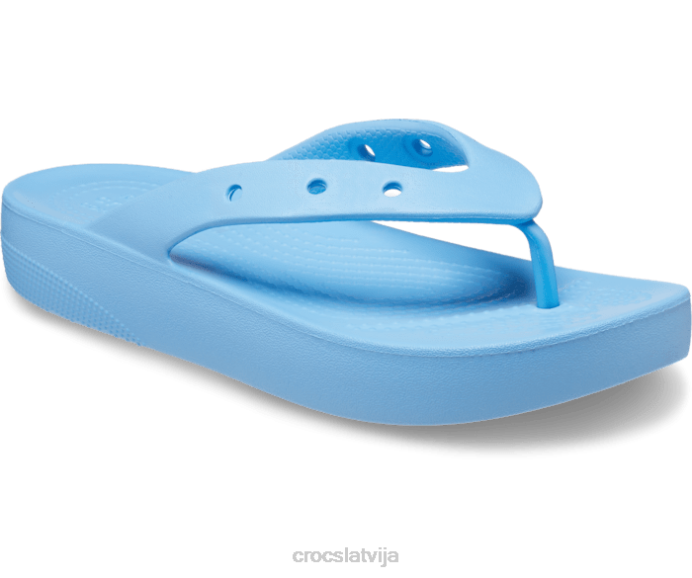 klasisks platformas flips sievietes Crocs kurpes N46T260 skābeklis