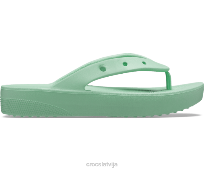 klasisks platformas flips sievietes Crocs kurpes N46T367 nefrīta akmens