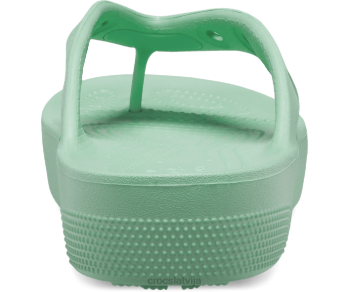 klasisks platformas flips sievietes Crocs kurpes N46T367 nefrīta akmens