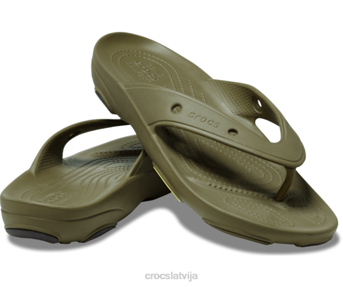 visurgājējs flip sievietes Crocs kurpes N46T244 alveja