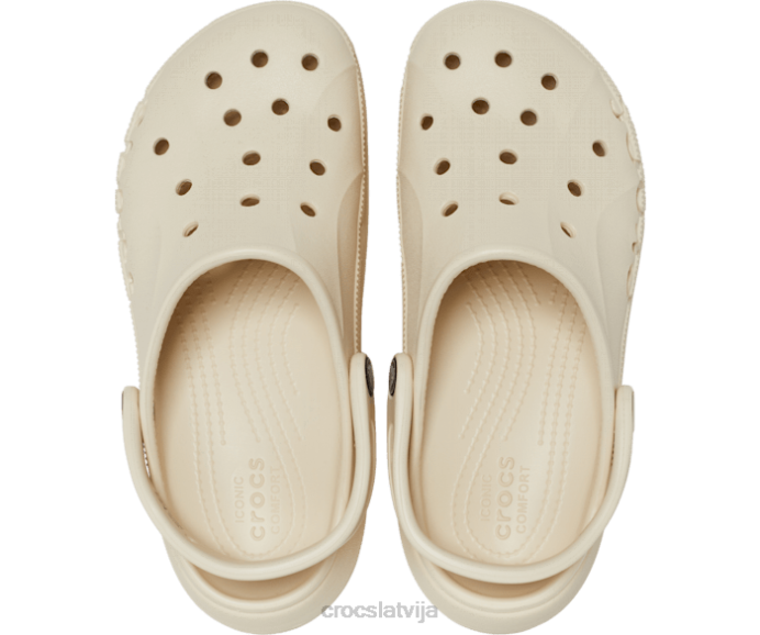 Baya platformas aizsprostojums sievietes Crocs kurpes N46T353 ziemas balts