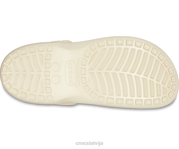 Baya platformas aizsprostojums sievietes Crocs kurpes N46T353 ziemas balts