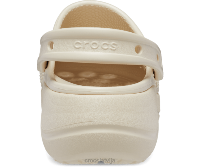 Baya platformas aizsprostojums sievietes Crocs kurpes N46T353 ziemas balts