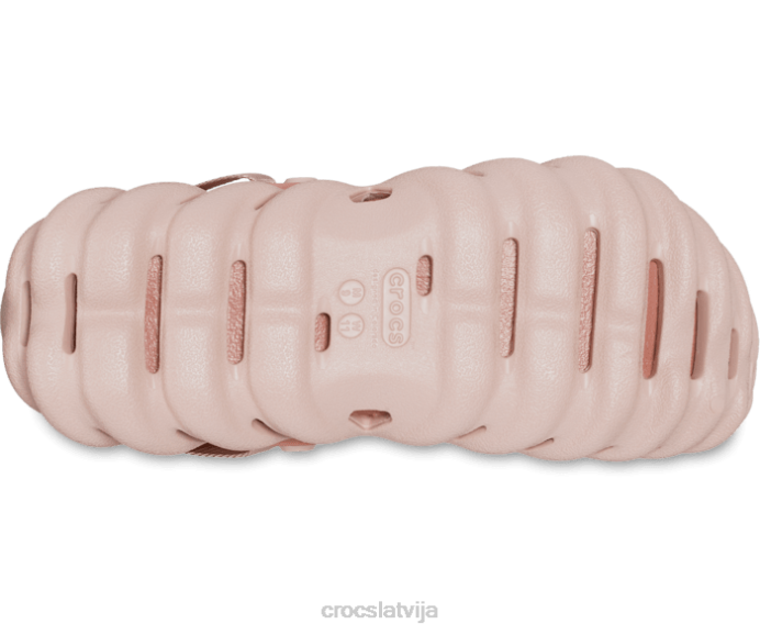 atbalss aizsprostojums sievietes Crocs kurpes N46T3 rozā māls