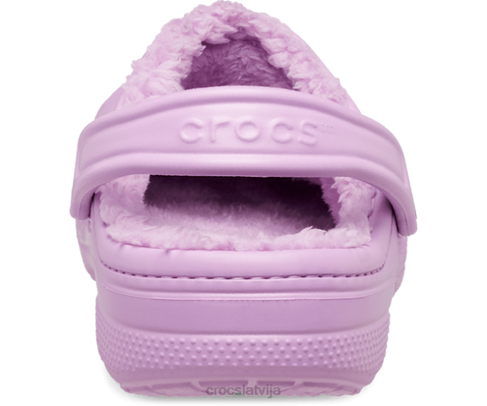 baya izklāta koka tupele sievietes Crocs kurpes N46T190 orhideja