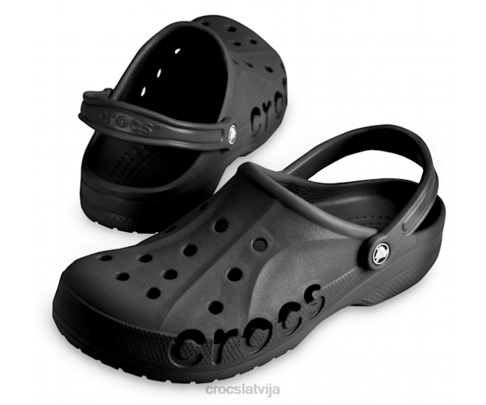 baya koka tupele sievietes Crocs kurpes N46T74 melns