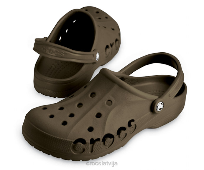 baya koka tupele sievietes Crocs kurpes N46T76 šokolāde