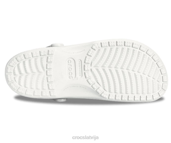 baya koka tupele sievietes Crocs kurpes N46T78 balts