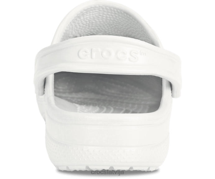 baya koka tupele sievietes Crocs kurpes N46T78 balts