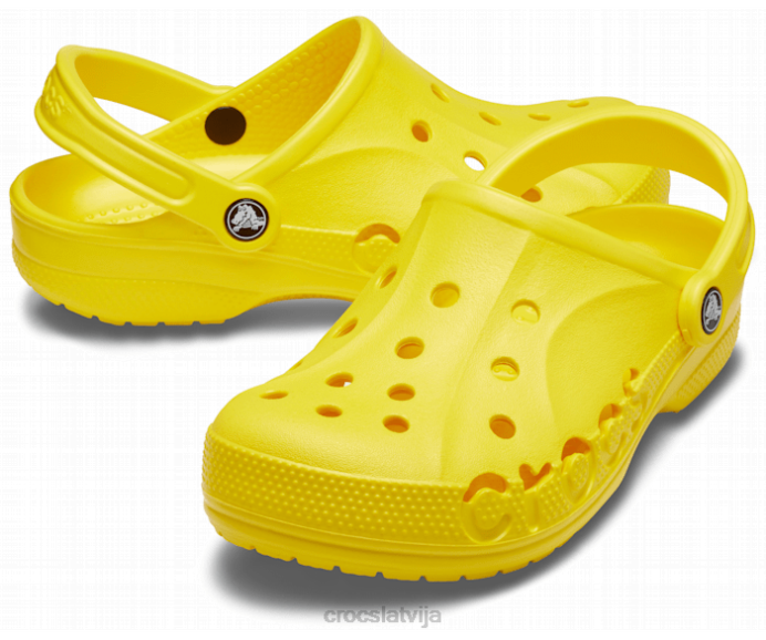 baya koka tupele sievietes Crocs kurpes N46T79 citronu