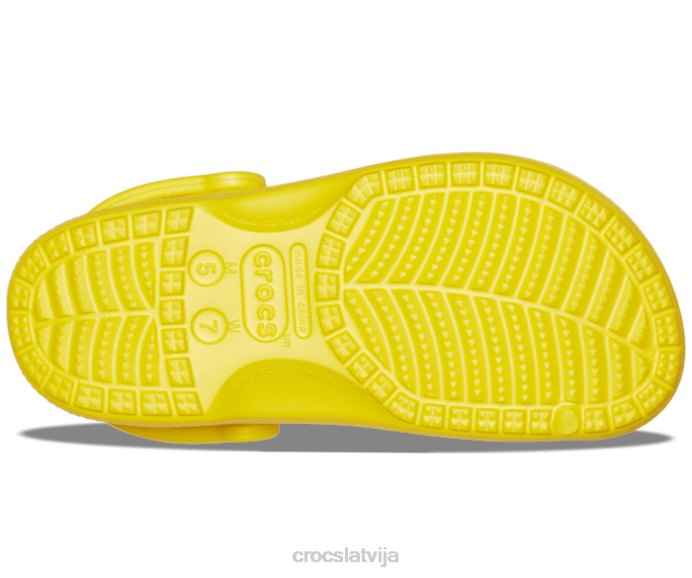 baya koka tupele sievietes Crocs kurpes N46T79 citronu