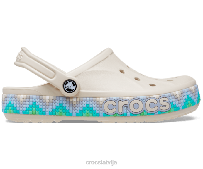 bayaband chevron joslas tupele sievietes Crocs kurpes N46T145 apmetums/multi