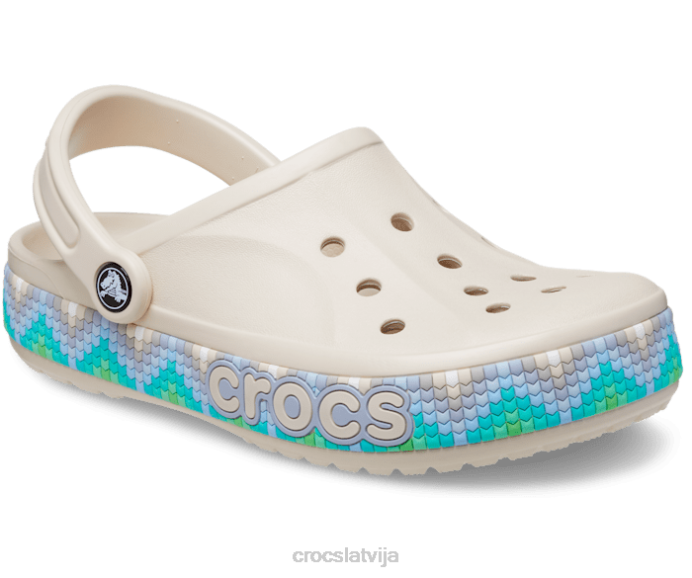 bayaband chevron joslas tupele sievietes Crocs kurpes N46T145 apmetums/multi